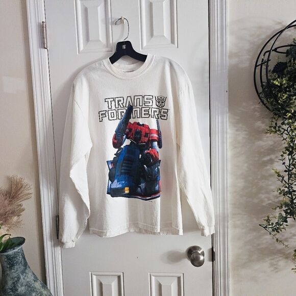 New Y2K Unisex Steve & Barry's Transformers Optimus Prime Long Sleeve Tee. - Picture 10 of 15